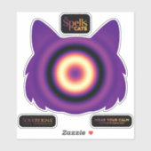 猫のための魔法: 臆病な子猫(安らぎ) シール (シート)