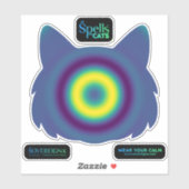 猫のための魔法:落ち着く仔猫 (リラックス) シール (シート)