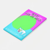 猫のためのCool Green Alice ポストイット (アングル)