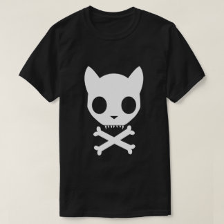 猫のどくろ印 Tシャツ