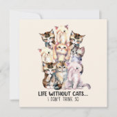 猫のない生活?僕はそうは考えしない (正面)