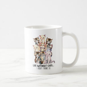 猫のない生活？僕はそうは考えしない コーヒーマグカップ