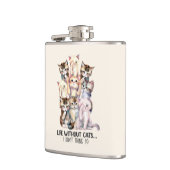 猫のない生活？僕はそうは考えしない フラスク (左)