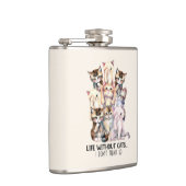 猫のない生活？僕はそうは考えしない フラスク (右)