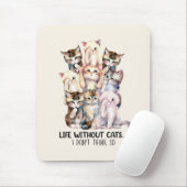 猫のない生活?僕はそうは考えしない マウスパッド (マウス)