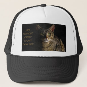 猫のない生活?違う考えよ!カスタムおもしろい キャップ