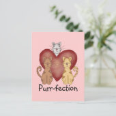 猫ののどを鳴らす音fectionのTシャツおよびギフト ポストカード (スタンド正面)