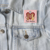 猫ののどを鳴らす音fectionのTシャツおよびギフト 缶バッジ (インサイチュ)