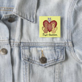 猫ののどを鳴らす音fectionのTシャツおよびギフト 缶バッジ (インサイチュ)