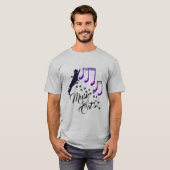猫ののど鳴きは愛と平和の音 Tシャツ (正面フル)