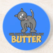 猫ののらくら者の舐めること コースター (正面)