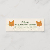 猫のひげ スキニー名刺 (裏面)