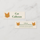 猫のひげ スキニー名刺 (正面/裏面)