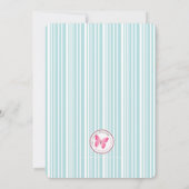 猫のぴったりな日誕生日 招待状 (裏面)