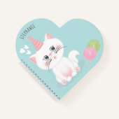 猫のぴったりな誕生日 ノートブック (正面)