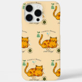 猫のまるまるおもち面白グッズ Case-Mate iPhoneケース (裏面)