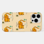 猫のまるまるおもち面白グッズ iPhoneケース (裏面横)