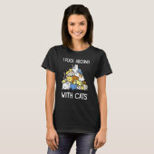 猫のまわりにを飼う Tシャツ (正面フル)