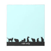猫のみ ノートパッド (正面)