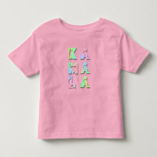 猫のアルファベット2でのカマラ トドラーTシャツ