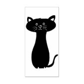猫のアートの塊 ラバースタンプ (インプリント)