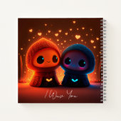 猫のアートワーク ノートブック (裏面)