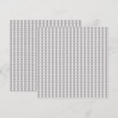 猫のアート作品 | かわいい猫のパターンがつながる背景 招待状 (正面/裏面)