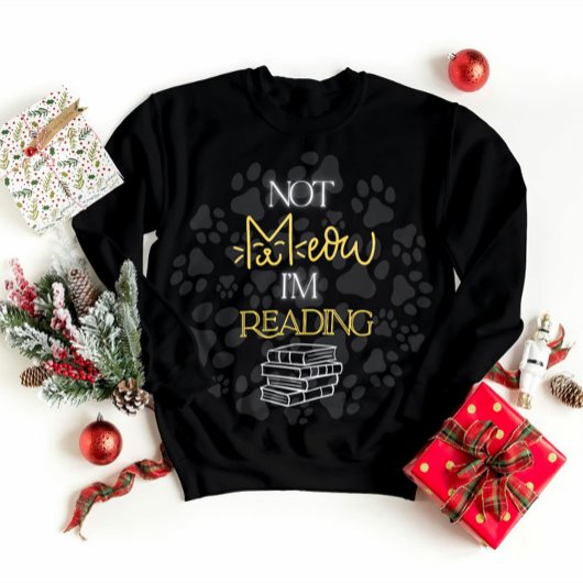 猫のアート読じゃない スウェットシャツ