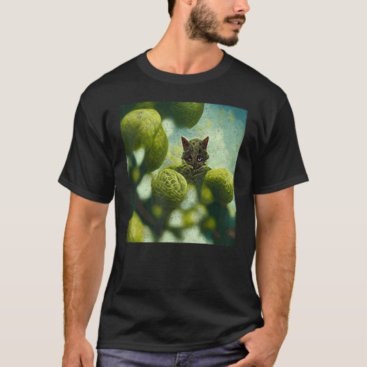 猫のアート_5 Tシャツ (正面)
