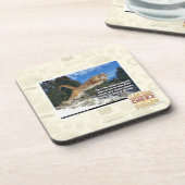 猫のイメージ コースター (左側)