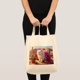 猫のイラスト入りエコバッグ トートバッグ