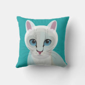 猫のイラスト アウトドアクッション (裏面)