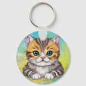猫のイラスト キーホルダー (裏面)