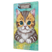 猫のイラスト クリップボード (左)