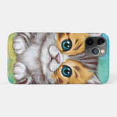猫のイラスト Case-Mate iPhoneケース (裏面(横))