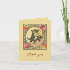 猫のウェディングテーマ ありがとう 招待状