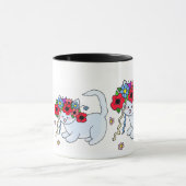 猫のウクライナの民芸 マグカップ (中央)