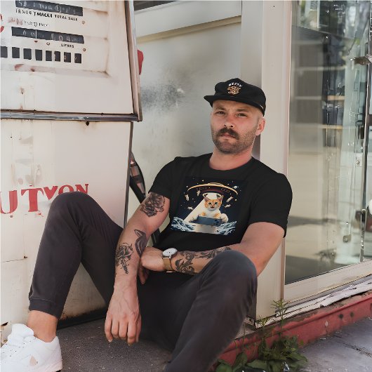 猫のエイリアンの誘拐 – もう一人だけ自撮り! Tシャツ