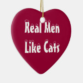 猫のオーナメントのような実質の人 セラミックオーナメント (右)