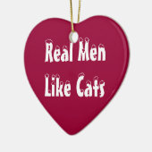 猫のオーナメントのような実質の人 セラミックオーナメント (左)