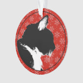 猫のオーナメント オーナメント (正面)