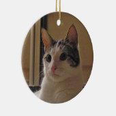 猫のオーナメント セラミックオーナメント (右)
