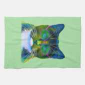 猫のカッコいいキッチンタオル キッチンタオル (横)