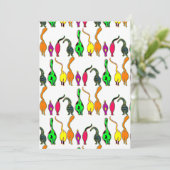 猫のカラフルお尻パターン シーズンカード (スタンド正面)