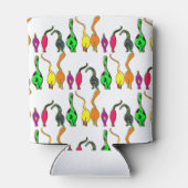 猫のカラフルお尻パターン 缶クーラー (裏面)