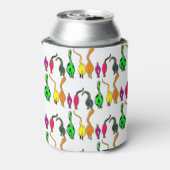 猫のカラフルお尻パターン 缶クーラー (缶裏面)