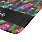 猫のカラフルグラデーション カッティングボード (角)