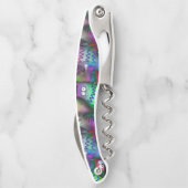 猫のカラフルグラデーション ソムリエナイフ (裏面)