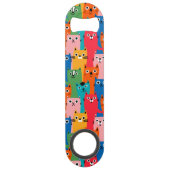 猫のカラフル柄 スピード栓抜き (裏面)