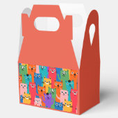 猫のカラフル柄 フェイバーボックス (オープン)